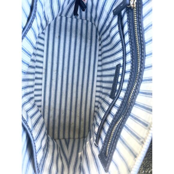 Dooney & Bourke saffiano dome handbag gray shoulderbag - Picture 7 of 10